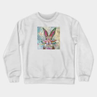 Alice's Rabbit with tie dye Crewneck Sweatshirt